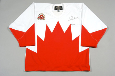 Paul Henderson Team Canada Signed 1972 White Jersey - Summit